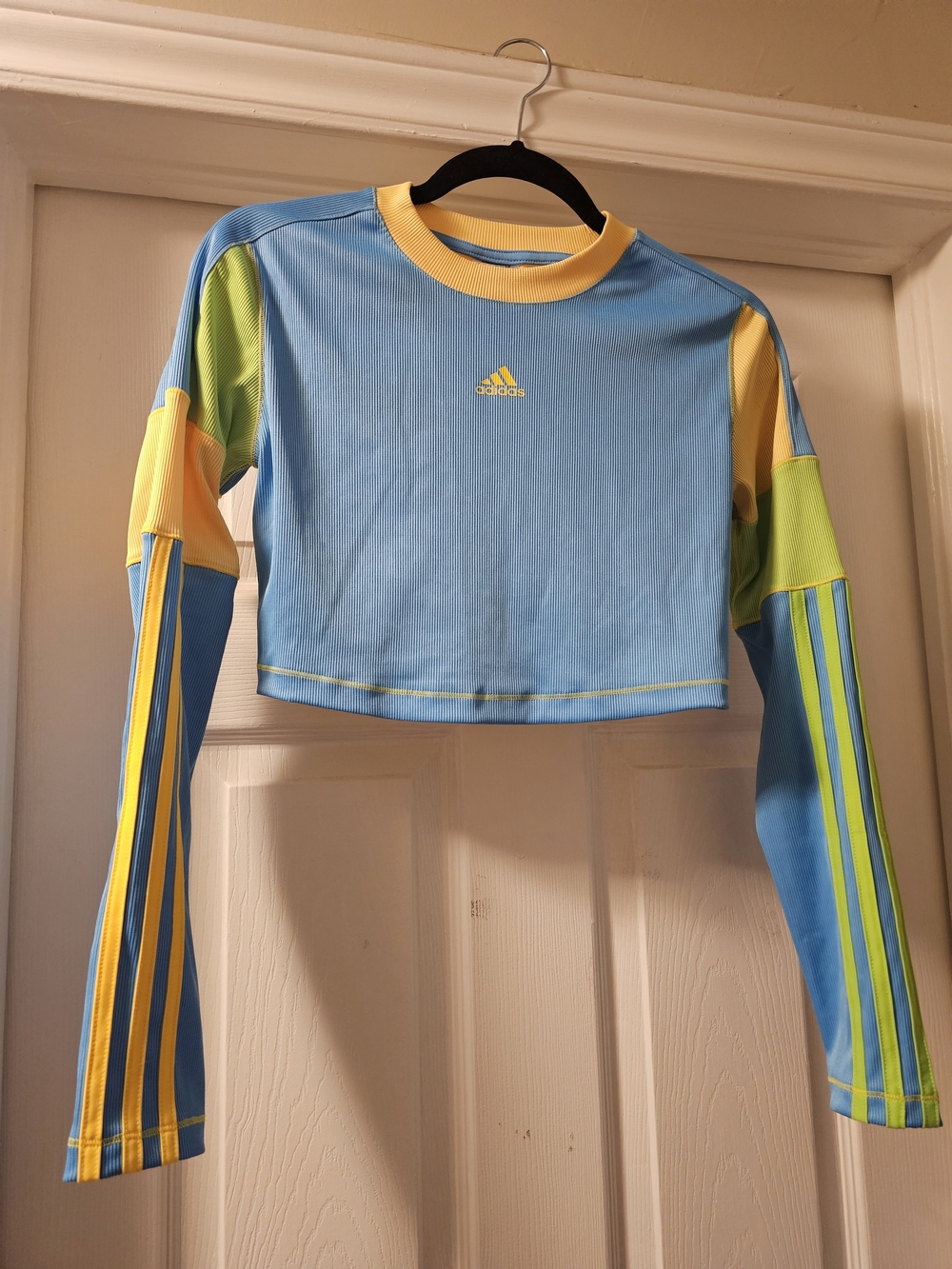 Adidas Crop Long-Sleeve Top